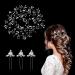 Bride Wedding Crystal Hair Vine - Silver Extra Long Pearl and Crystal Beads Headband for Women - Buy Online on GoSupps.com