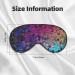 Buy Glitter Sequin Spot Printed Soft Eye Mask - Zero Eye Pressure Blackout Eye Mask for Travel | International Shipping - Buy Online on GoSupps.com