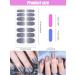 EBANKU 20 Sheets Full Wraps Nail Polish Stickers Nail Strips with 2PCS Nail File for Nails Art Gel Nail Polish Strips Stickers Self-Adhesive Press on Nail Polish Fingernail Stickers for Women Girls - Buy Online on GoSupps.com