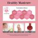 Rose Red Wine Glitter Sequins Dip Powder Nails - 28g/Box | Long-Lasting, No UV Light Needed | HJ-ND064B-No.126 - Buy Online on GoSupps.com