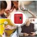 Raxove Electric Nail Trimmer - 3 Modes Adjustable Safety Fingernail Trimmer - Safety Fingernail Trimmer & Cutter Lighted Quiet Nail Scissors with Storage for Home Use Red - Buy Online on GoSupps.com
