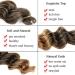 Ocean Wave Crochet Hair 14 Inch 9 Packs T1b/27# - Synthetic Deep Wave Braiding Hair - Buy Online on GoSupps.com