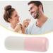 Shop VOCOSTE Portable Bamboo Toothbrush Case - Travel Holders in Pink Gray White | Eco-Friendly & Compact Design - Buy Online on GoSupps.com