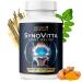 SynoVitta Natural Joint Support Supplement with MSM Glucosamine Turmeric & Boswellia Non-GMO Easy-to-Take 60 Capsules Made in The USA 1 Month Supply 60 Count (Pack of 1)