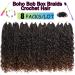 8 Packs Boho Bob Box Braids Crochet Hair 14 Inch - 3X Bohemian Goddess Box Braids in T1B-30 - Synthetic Braiding Hair Extensions for Black Women - Buy Online on GoSupps.com
