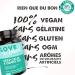 Anti-Stress and Vitality Gummies "Keep Calm & Carry On" | 42 Vegan Gummies | Food Supplement | Calm and Serenity | Reduction of Mental and Physical Fatigue | Made in France | Love and be Loved - Buy Online on GoSupps.com