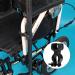 BSYFOP 4Pcs Stick Safe Walking Stick Holder - 360 Rotation Crutch Holder for Mobility Scooter, Rollator, Walker, Wheelchair - Buy Online on GoSupps.com