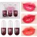  Yunmiao Lip Oil Tri-color Lip Oil Glossy Lip Gloss Lip Gloss Non-sticky Lip Gloss to Enhance Skin Tone Long-Lasting Care Yunmiao - Buy Online on GoSupps.com