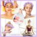 Hope&Luck 4Pcs Spa Headband Set for Women - Purple Terry Cloth Sponge Headband for Face Washing - Bubble Headband with Wristband - Buy Online on GoSupps.com