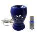 India Meets India Thanksgiving Handicraft Ceramic Essential Oil Diffuser and 10ml Sandal Wood Essential Oil Aroma Diffuser Aromatherapy Diffusers Best Gifting Made by Awarded Indian Artisan
