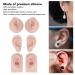 3 Pairs Silicone Human Ear Models for Jewelry Display and Piercing Practice - Light Skin Color - Buy Online on GoSupps.com