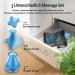 Dongshen Triggerpunkt Presser Set - Ultimate Massage Device for Muscle Pain Relief in Shoulders Neck Arms Back & Legs - 3 Versatile Triggers - Ideal for Floor & Wall Use - Blue - Buy Online on GoSupps.com