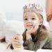 Gold Pearl Butterfly Princess Crown Headband | Rhinestone Hairpiece for Girls - Buy Online on GoSupps.com