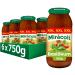 MIR COLI Pasta Sauce Basil 6 jars (6 x 750g) Basil 750 g (pack of 6)
