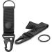 FRTKK Tactical Molle Key Ring Gear Key Keeper Nylon Belt Keychain Molle Webbing Key Clip Buckle for Belts Molle Bags Black - (Pack of 2) - Buy Online on GoSupps.com