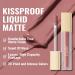 Oulac Liquid Matte Lipstick - Vegan Nude Pink Long-Lasting Color Precise Applicator Gluten-Free | 4.5ml Gentle Kiss - Buy Online on GoSupps.com