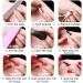Senvenski Colour Changing Gel Nail Polish Gift Set - Red Black White Grey Brown Gold Glitter - Mood Chameleon UV LED Thermal Art Manicure Varnish (WB018) - Buy Online on GoSupps.com
