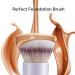 Vegan Foundation Brush for Liquid & Cream - Flat Makeup Brush for Flawless Blending & Buffing - Buy Online on GoSupps.com