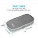 YOUSHARES Insulin Cooler Bag - Best Diabetic Storage for Safe Cold Supplies | Gray - Ideal for International Shipping - Buy Online on GoSupps.com