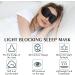 Bonuci 12 Pack Sleep Mask Blackout 3D Eye Mask - Ultralight Night Blindfold for Men Women | Adjustable Strap for Travel, Side and Back Sleepers - Purple Black Blue - Buy Online on GoSupps.com