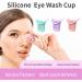 Eye Wash Cup Silicone Eye Flushing Cup Practical Eye Rinse Cup Reusable Eye Washer Clean Tool For Makeup Reusable - Buy Online on GoSupps.com