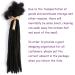 ALIMICE 6 Inch Natural Black Dreadlock Extensions with Needle | 100% Real Human Hair Loc Extensions for Men/Women | 30 Strands/Pack - Buy Online on GoSupps.com