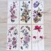 Yesallwas 6 Sheet Temporary Tattoo Sticker Set - Flowers Rose Lotus Butterfly Design - Waterproof and Long Lasting Body Art for Women and Girls - Buy Online on GoSupps.com