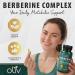 oliv Pure Berberine Supplement Capsules Berberine HCI 1000mg - Natural Metabolic Support with 200mg Bitter Melon Fruit Extract and 50mg Banaba Leaf 2 Veggie Capsules Daily (30 Servings) - Buy Online on GoSupps.com