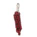 Pfiff 101933 Lead rope braided panic hook red length 210 cm