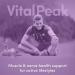 Vital Peak Magnesium 350 mg - Natural High Absorption Magnesium Bisglycinate Supplement - Mag Pills for Women & Men- Vegan Gluten Free Dairy Free Non-GMO - 90 Capsules - Buy Online on GoSupps.com