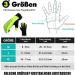 Hikenture Waterproof Winter Gloves for Men & Women - Windproof Ski & Cycling Gloves with Gel Padding | Thermal Outdoor Gloves in Yellow-Green - Buy Online on GoSupps.com