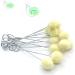 Wool Daubers 50 Pack with Metal Handle for Leather Dyeing - DIY Crafts Tool - Buy Online on GoSupps.com