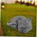 Garneck Pet Memorial Statue Cat Sympathy Headstone Statue Sleeping Cat Garden Cat Grave Figurine Sculpture Pet Memorial Loss Bereavement Gifts Cat Remembrance Statue Resin Animal As Shown 13.5x7cm - Buy Online on GoSupps.com