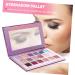 WOONEKY 1pc 15 Portable Eyeshadow Compact Eyeshadow Palette Cosmetic Eye Shadows Cosmetic Pallet - Buy Online on GoSupps.com