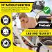 Dunlop Bicycle Lock Numbers Castle - High Safety Level 8 100 cm Chain Lock with 5-Digit Code | Secure Your E-Bike and Scooter - Black - Buy Online on GoSupps.com