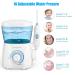 Sawgmore Electric Water Flosser - 10 Pressure Levels 8 Nozzles 600ml Tank - Ideal for Family Dental Care - Buy Online on GoSupps.com