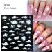 5D Ballet Girl Nail Art Stickers - Embossed Self-Adhesive Decals for Acrylic Nails - Charming DIY Decorations - 6 Sheets Set - Buy Online on GoSupps.com