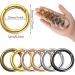 18-Piece Spring O Rings Snap Buckles - 6 Colors Keychain Clips for DIY Accessories - Buy Online on GoSupps.com