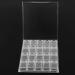 LAMELLIS 20 Girds Acrylic Makeup Organizer Nail Art Storage Box Clear Display Case Organizer Holder For Jewelry Nail Rhinestone Beads Box Transparent - Buy Online on GoSupps.com