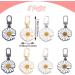 DHER Zipper Pulls - 8 Pack Removable Metal Zipper Tabs (Daisy 4 Colors) | International Shipping Available - Buy Online on GoSupps.com