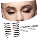 Healvian 108 Pairs Glitter Eyeliner Self Adhesive Eyeliner Sticker Adhesive Stickers Miss Double 1 count (Pack of 1) Assorted Colorx3pcs - Buy Online on GoSupps.com