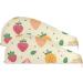 Strawberry Kiwi Fruit Hair Towel Set - Super Absorbent Quick Dry Turbans for Women & Girls | 2 Pack - Buy Online on GoSupps.com