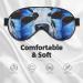 White Cow on Blue Oil Painting Sleep Mask | Adjustable Double-Sided Eye Mask | Soft Covers for Perfect Shading & Reduced Eye Edema - Shop Internationally - Buy Online on GoSupps.com