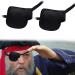 2PCS Eye Patch Adjustable 3D Eye Patches Eye Patches for Adults and Kids Black(Right Eye)
