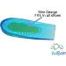 KidSole Gel Heel Cups - Shock Absorbing Lightweight Inserts for Kids with Sensitive Heels, Spurs, Plantar Fasciitis, Ankle Pain - Clear (Size 0-3) - Buy Online on GoSupps.com