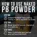 100% Premium Powdered Peanut Butter - 2lbs Bulk, Vegan, No Additives | Naked PB - Buy Online on GoSupps.com