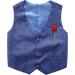 Nwada Boys 4pcs Gentleman Suits Set | Kids Wedding Outfit | Blue 4-5 Years - Buy Online on GoSupps.com