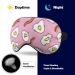 Eggs and Bacon Sleep Mask - Adjustable Strap Eye Cover for Men and Women - Block Light for Better Sleep - Perfect for Travel and Naps - Buy Online on GoSupps.com