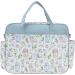 Kamay's Waterproof Mummy Shoulder Bag Diaper Bag - White Grass Rabbit Design | Large, Lightweight, & Chic Tote/Messenger Style with Changing Mat | Adjustable Straps - Ideal for Moms on the Go - Buy Online on GoSupps.com