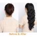 Ponytail Hair Extension 10-30 Inch Wave Black Human Hair Body Wave Drawstring Ponytail Extension Ponytail Hairpiece Clip in Remy Human Hair Extension Ponytail Hairpiece (Color : Natural Color Size 26inch Natural Color - Buy Online on GoSupps.com